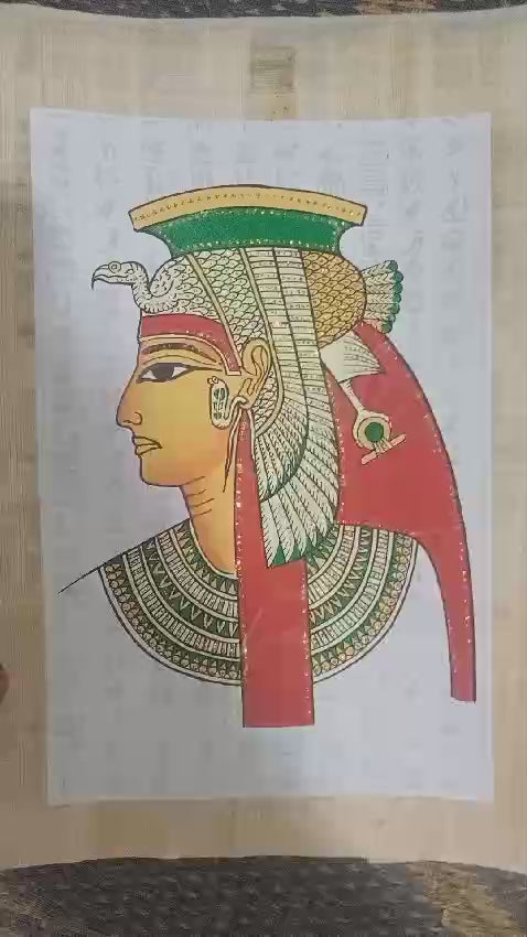 Light-Effect Papyrus Artwork – Changing Design with Illumination